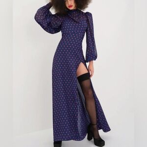 NWT ♥️ For Love & Lemons Mavis Maxi Dress Size XL